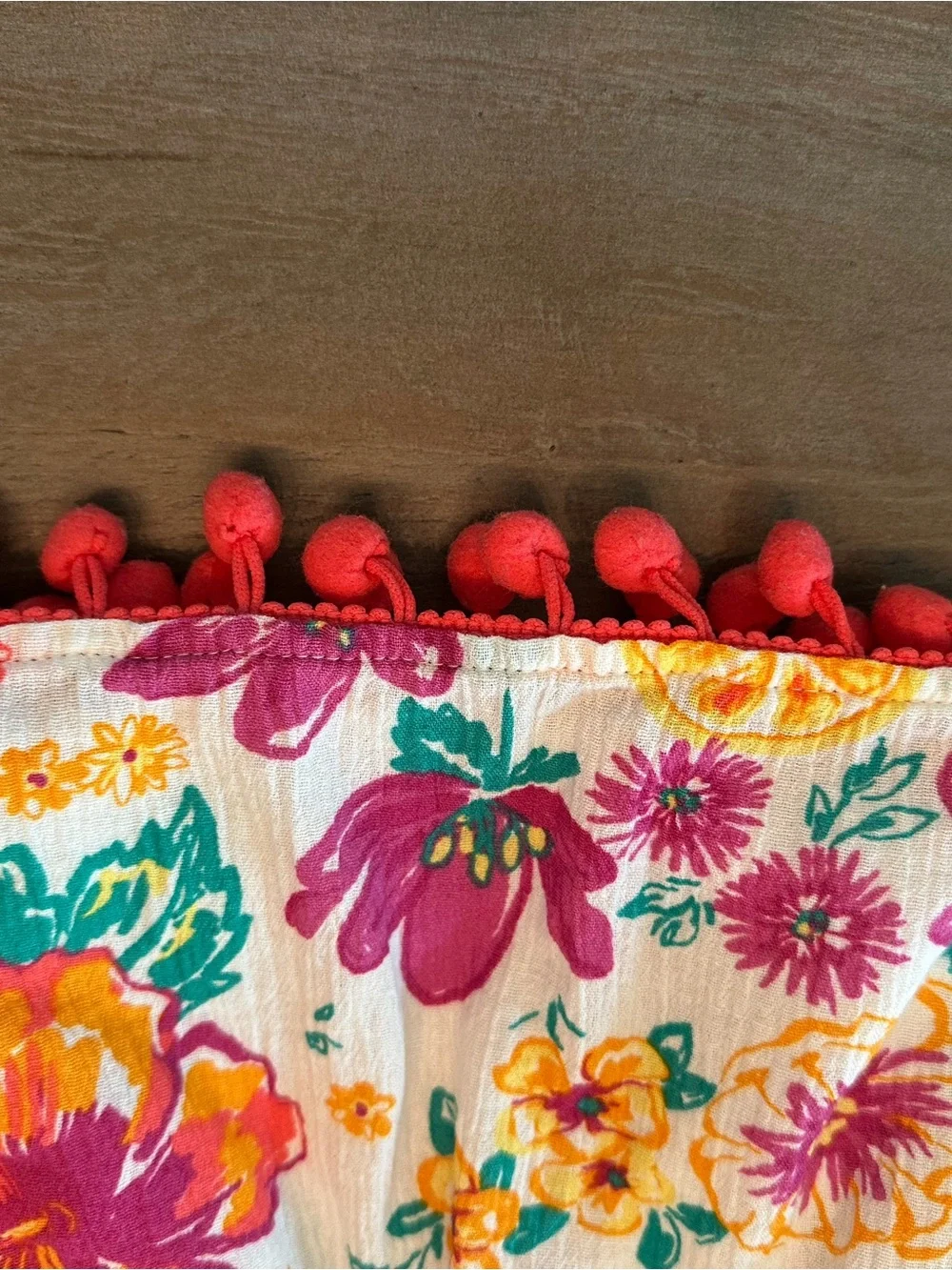 Girls Joie Kids Sundress with Orange & Pink Flowers